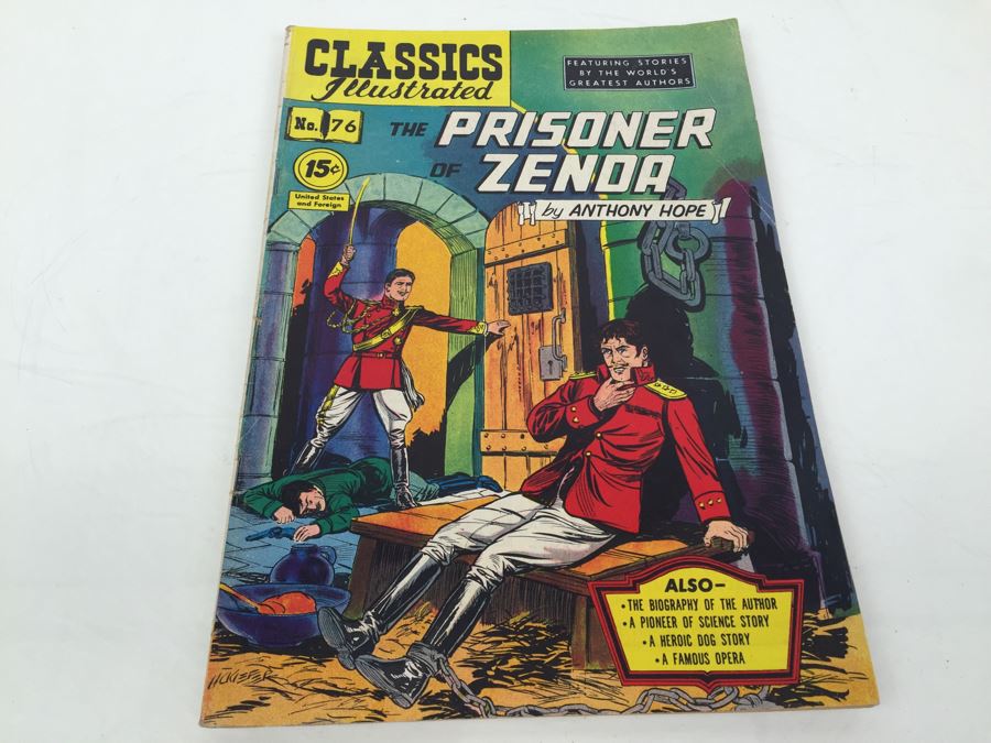 CLASSICS Illustrated Comic Book 'Prisoner Zenda' No. 76