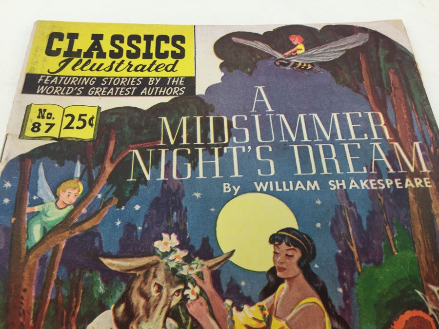 CLASSICS Illustrated Comic Book 'A Midsummer Night's Dream' No. 87 [Photo 4]