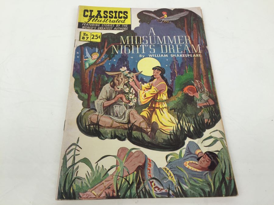 CLASSICS Illustrated Comic Book 'A Midsummer Night's Dream' No. 87