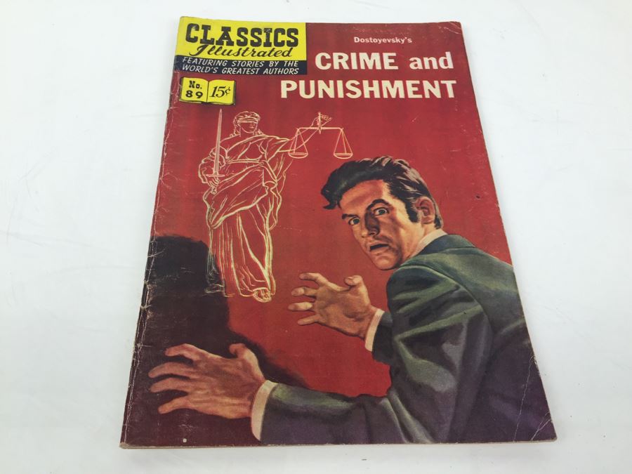 CLASSICS Illustrated Comic Book 'Crime And Punishment' No. 89 [Photo 1]