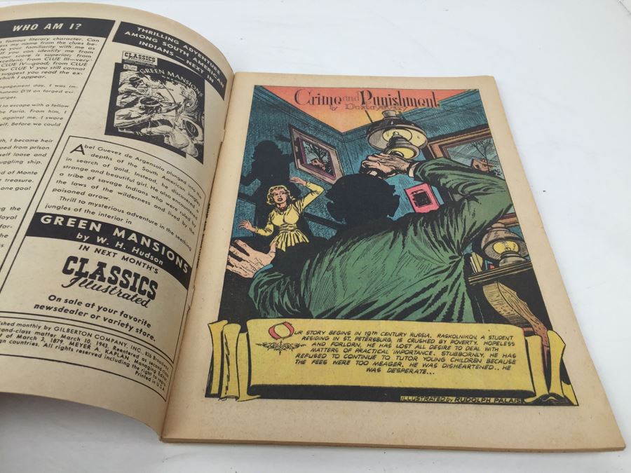 CLASSICS Illustrated Comic Book 'Crime And Punishment' No. 89 [Photo 3]