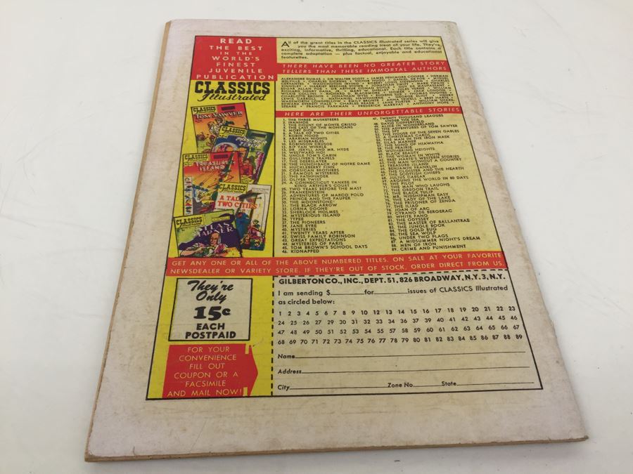 CLASSICS Illustrated Comic Book 'Crime And Punishment' No. 89 [Photo 2]