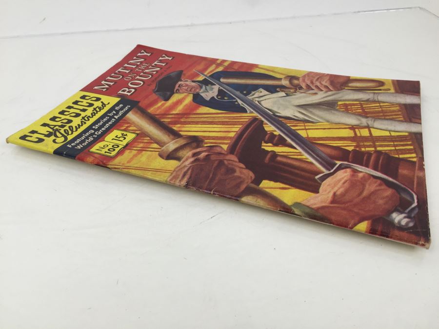 CLASSICS Illustrated Comic Book 'Mutiny On The Bounty' No. 100 [Photo 4]
