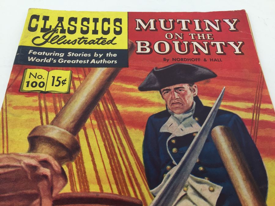 CLASSICS Illustrated Comic Book 'Mutiny On The Bounty' No. 100 [Photo 2]