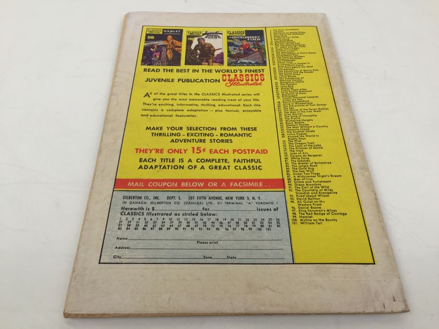 CLASSICS Illustrated Comic Book 'William Tell' No. 101 [Photo 2]