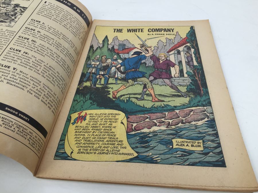 CLASSICS Illustrated Comic Book 'The White Company' No. 102 [Photo 3]
