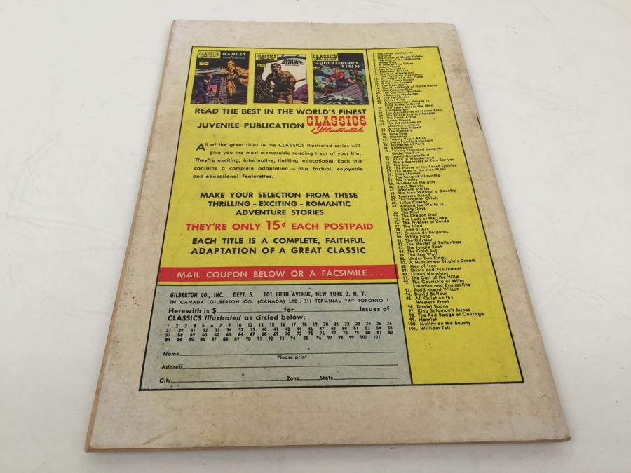 CLASSICS Illustrated Comic Book 'The White Company' No. 102 [Photo 2]