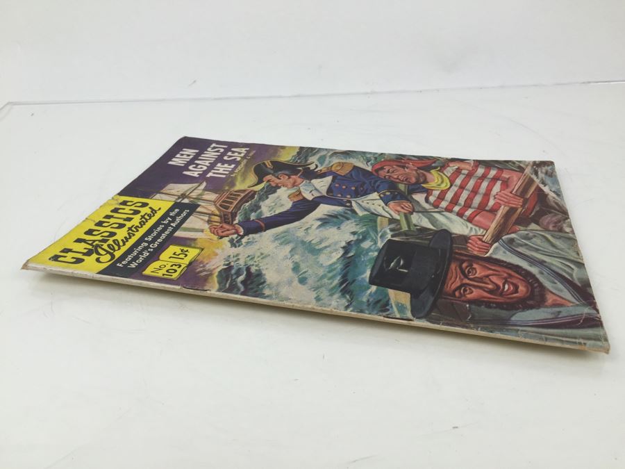 CLASSICS Illustrated Comic Book 'Men Against The Sea' No. 103 [Photo 6]