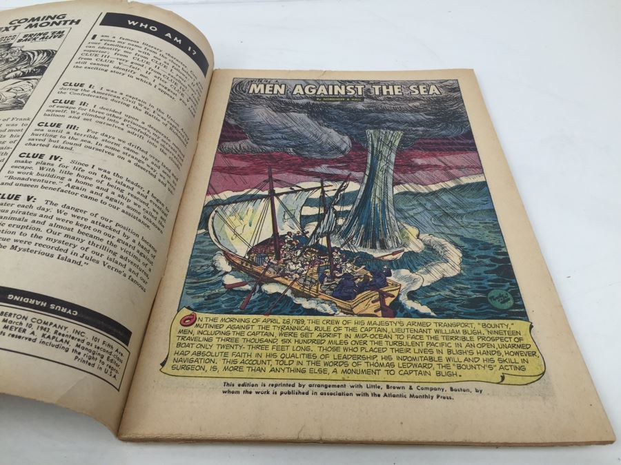 CLASSICS Illustrated Comic Book 'Men Against The Sea' No. 103 [Photo 3]