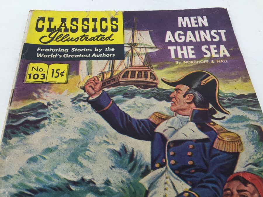 CLASSICS Illustrated Comic Book 'Men Against The Sea' No. 103 [Photo 4]