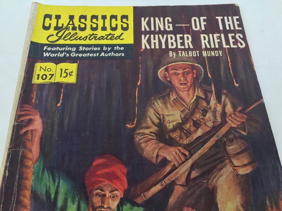CLASSICS Illustrated Comic Book 'King Of The Khyber Rifles' No. 107 [Photo 2]