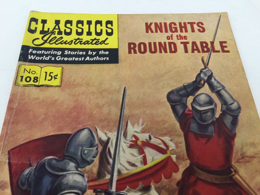 CLASSICS Illustrated Comic Book 'Knights Of The Round Table' No. 108