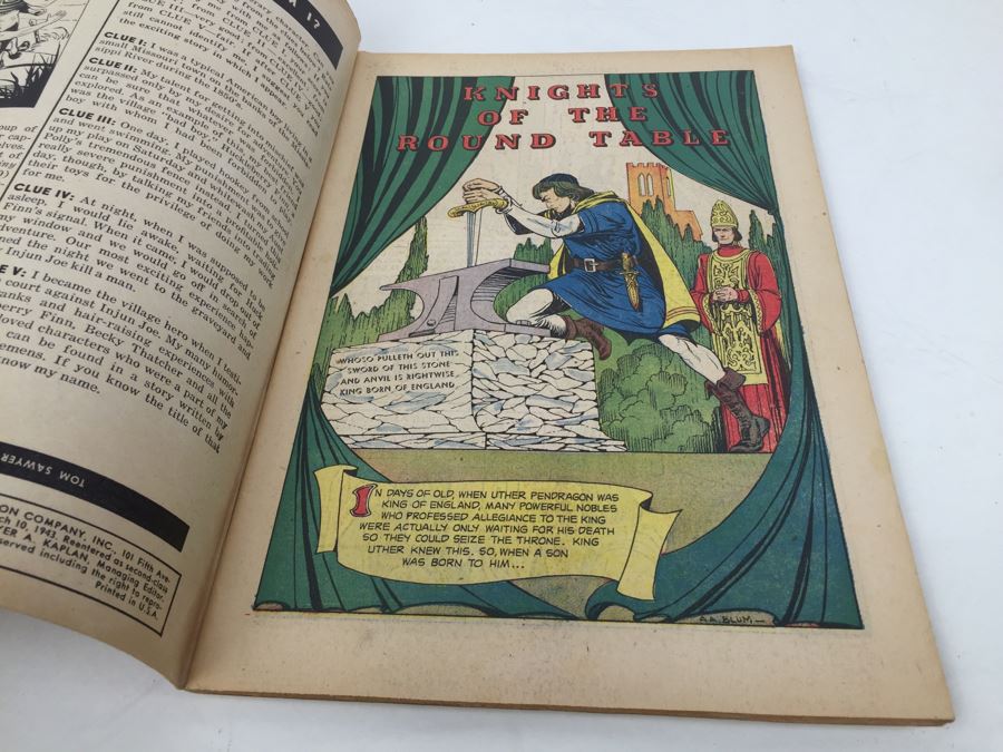 CLASSICS Illustrated Comic Book 'Knights Of The Round Table' No. 108 [Photo 3]