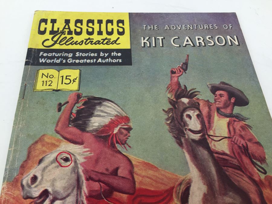 CLASSICS Illustrated Comic Book 'The Adventures Of Kit Carson' No. 112 [Photo 2]