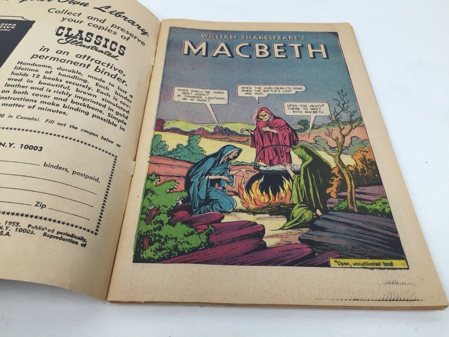 CLASSICS Illustrated Comic Book 'Macbeth' No. 128 [Photo 6]