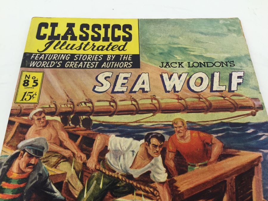 CLASSICS Illustrated Comic Book 'Sea Wolf' No. 85 [Photo 4]