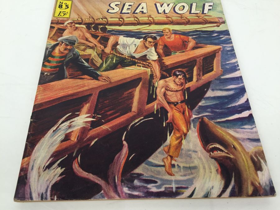 CLASSICS Illustrated Comic Book 'Sea Wolf' No. 85 [Photo 5]