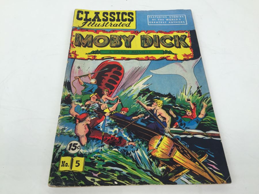 CLASSICS Illustrated Comic Book 'Moby Dick' No. 5 [Photo 1]