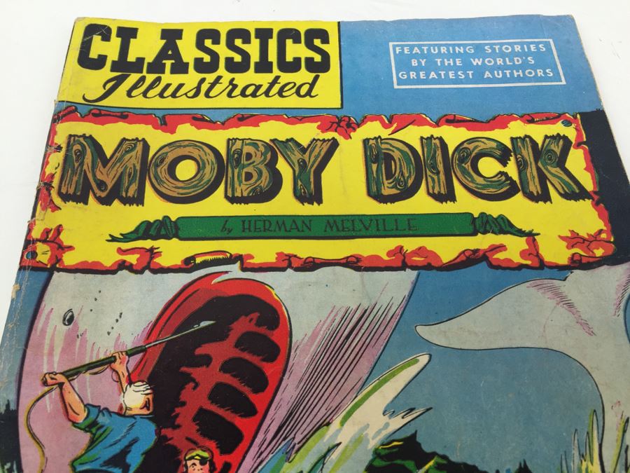 Classics Illustrated Comic Book Moby Dick No 5