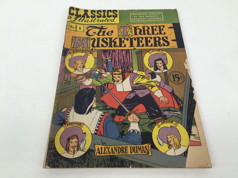 CLASSICS Illustrated Comic Book 'The Three Musketeers' No. 1