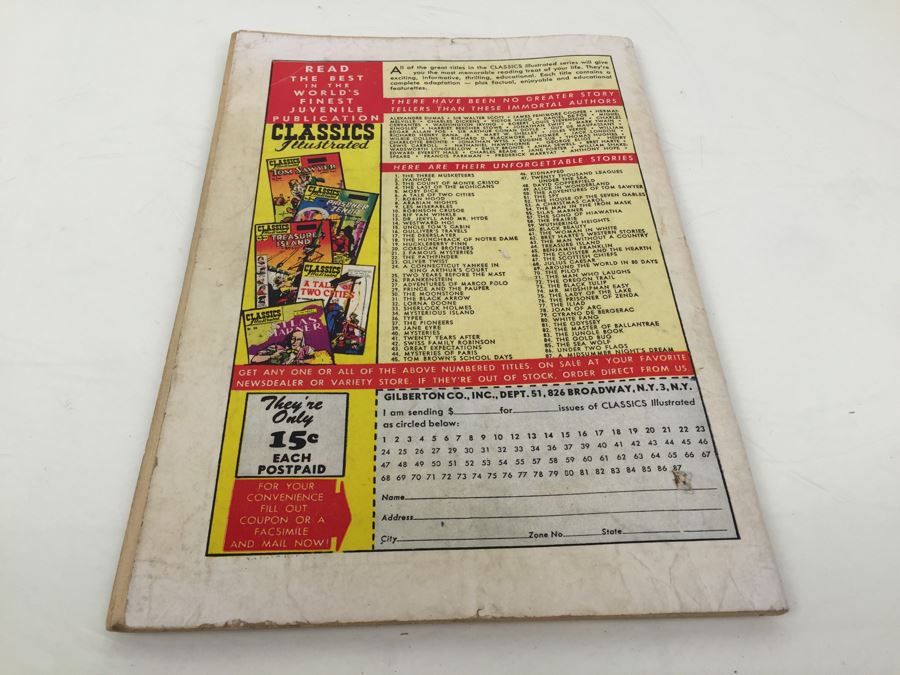 CLASSICS Illustrated Comic Book 'The Count Of Monte Cristo' No. 3 [Photo 2]