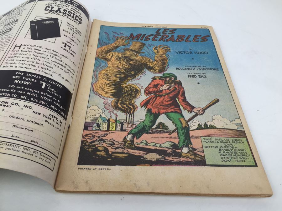 CLASSICS Illustrated Comic Book 'Les Miserables' No. 9 [Photo 6]