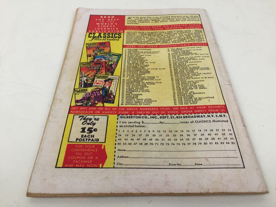 CLASSICS Illustrated Comic Book 'The Deerslayer' No. 17 [Photo 2]