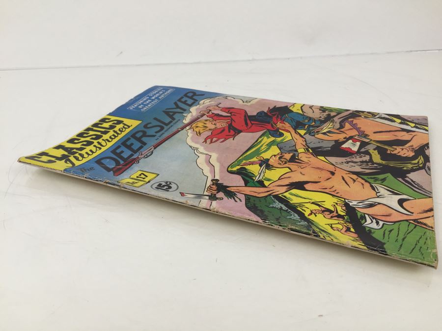 CLASSICS Illustrated Comic Book 'The Deerslayer' No. 17 [Photo 6]