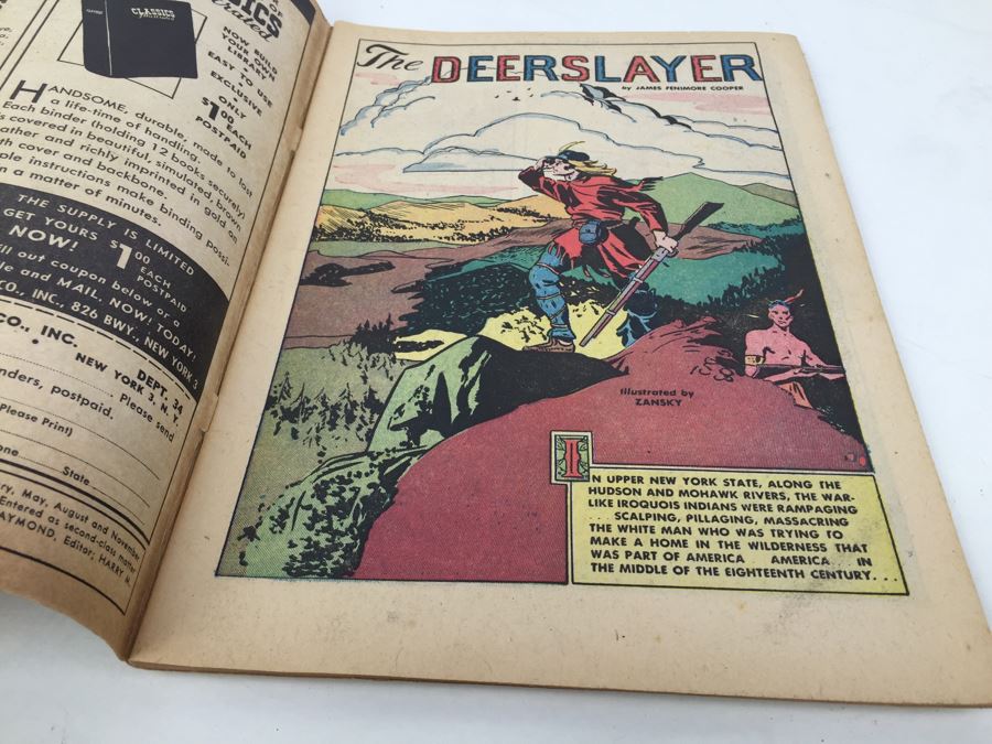 CLASSICS Illustrated Comic Book 'The Deerslayer' No. 17 [Photo 3]