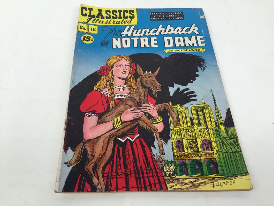 CLASSICS Illustrated Comic Book 'The Hunchback Of Notre Dame' No. 18 [Photo 1]