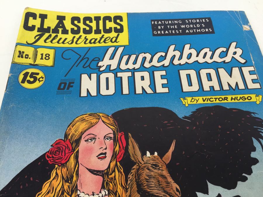 CLASSICS Illustrated Comic Book 'The Hunchback Of Notre Dame' No. 18