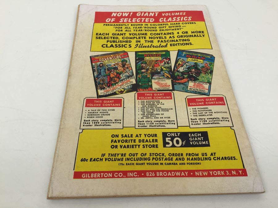 CLASSICS Illustrated Comic Book 'Huckleberry Finn' No. 19 [Photo 2]