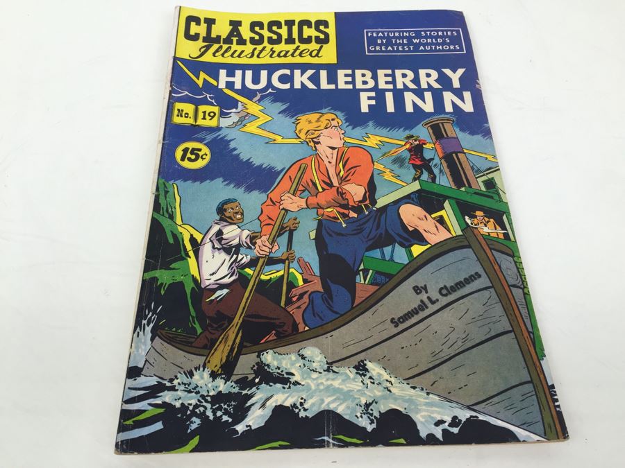 CLASSICS Illustrated Comic Book 'Huckleberry Finn' No. 19 [Photo 1]