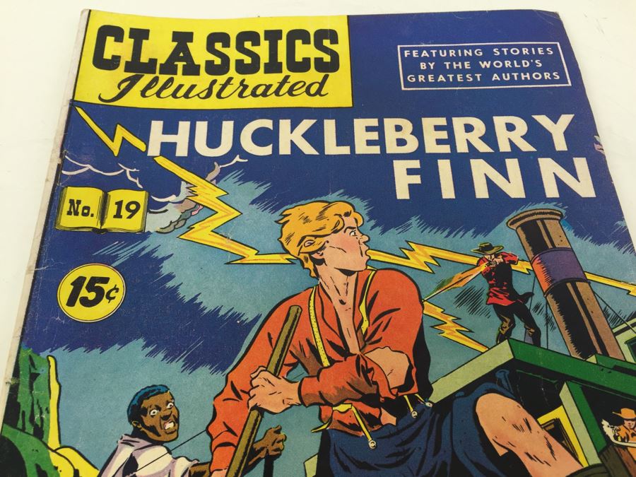 CLASSICS Illustrated Comic Book 'Huckleberry Finn' No. 19 [Photo 4]