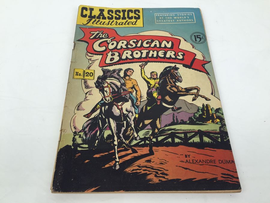 CLASSICS Illustrated Comic Book 'The Corsican Brothers' No. 20