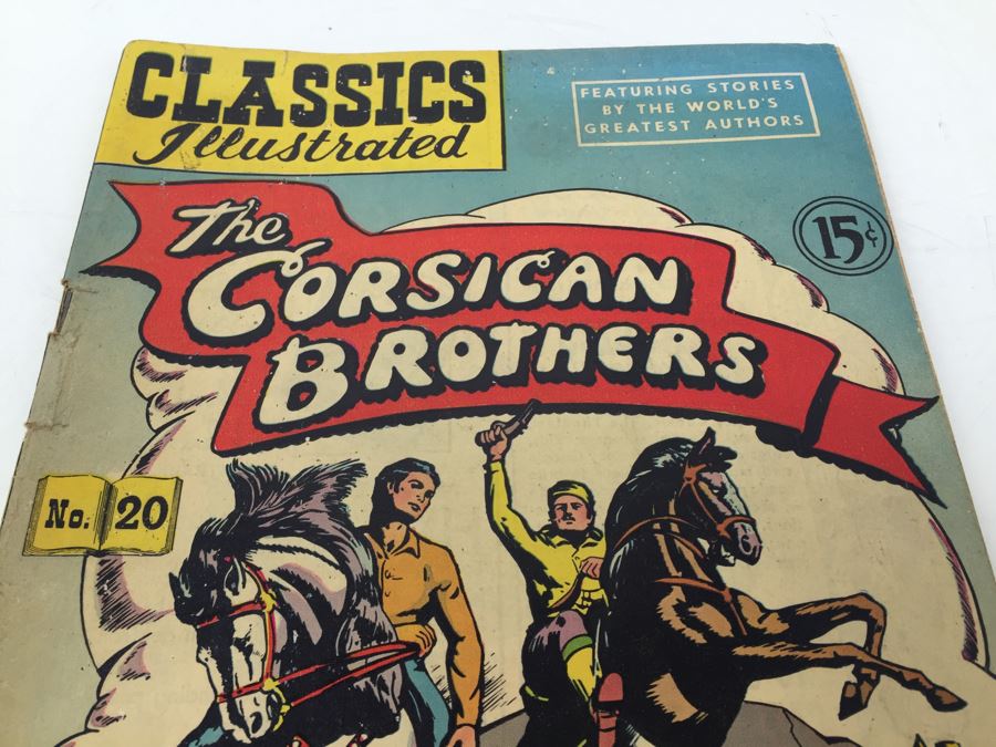 CLASSICS Illustrated Comic Book 'The Corsican Brothers' No. 20 [Photo 4]