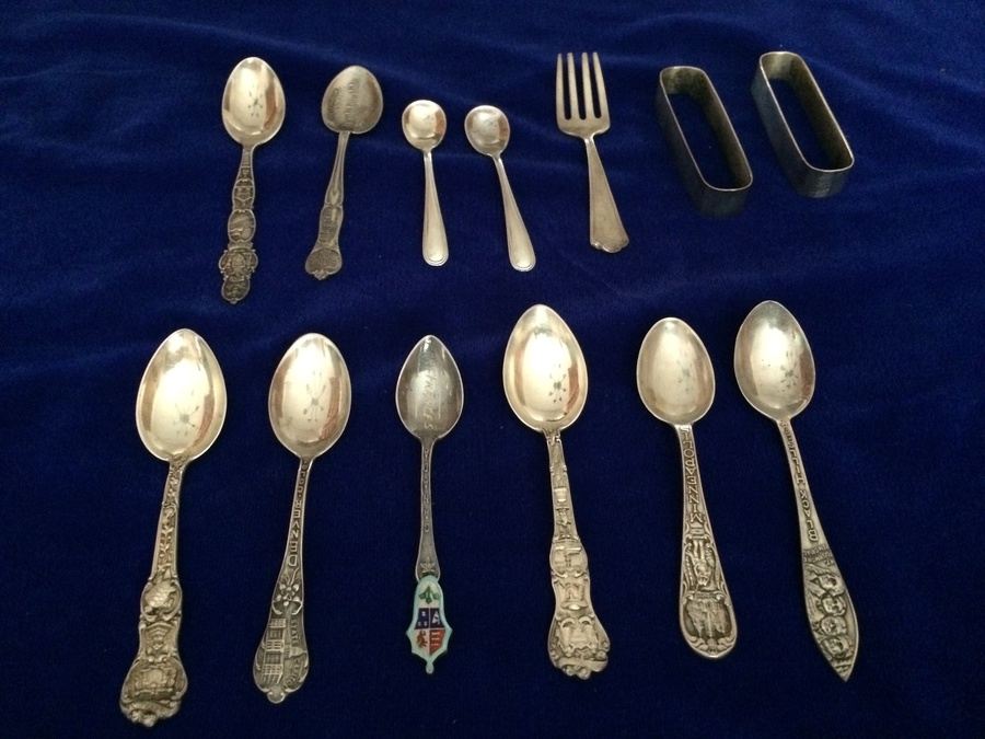 Sterling Silver Lot - Sterling Tourist Spoons [Photo 1]