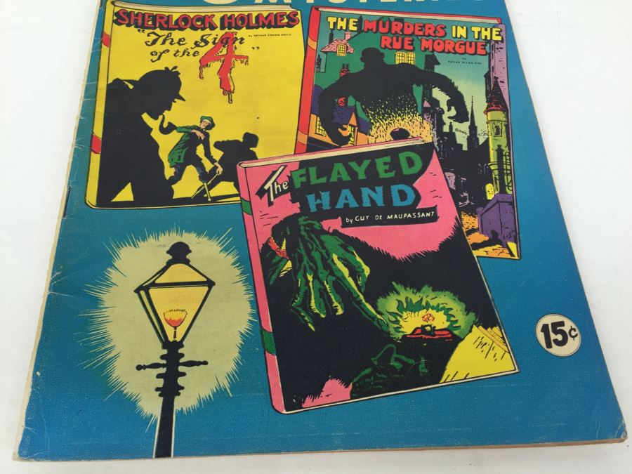 CLASSICS Illustrated Comic Book '3 Famous Mysteries' No. 21 [Photo 5]