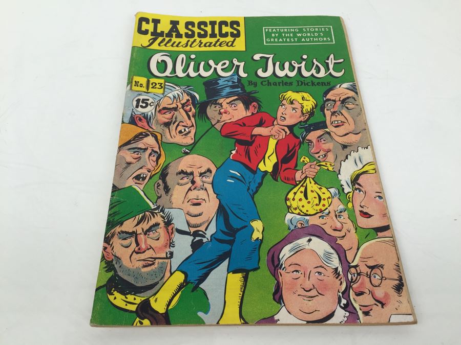 CLASSICS Illustrated Comic Book 'Oliver Twist' By Charles Dickens No. 23