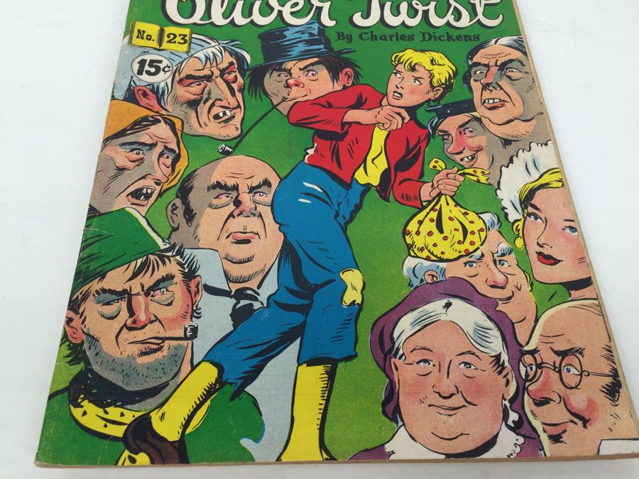 CLASSICS Illustrated Comic Book 'Oliver Twist' By Charles Dickens No. 23 [Photo 5]