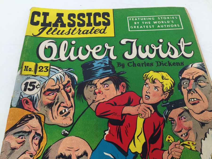 CLASSICS Illustrated Comic Book 'Oliver Twist' By Charles Dickens No. 23 [Photo 4]