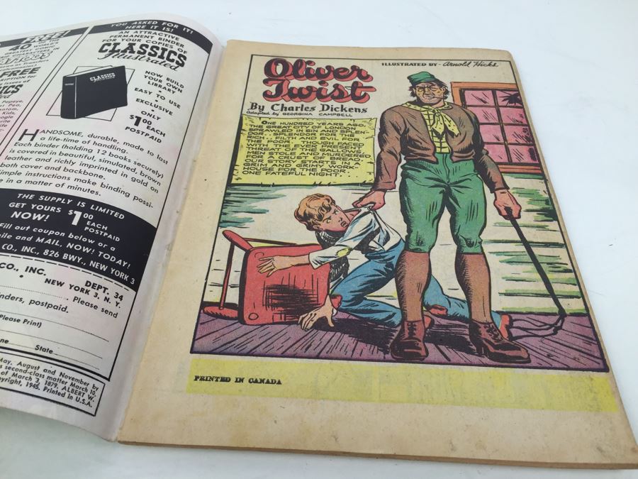 CLASSICS Illustrated Comic Book 'Oliver Twist' By Charles Dickens No. 23 [Photo 3]
