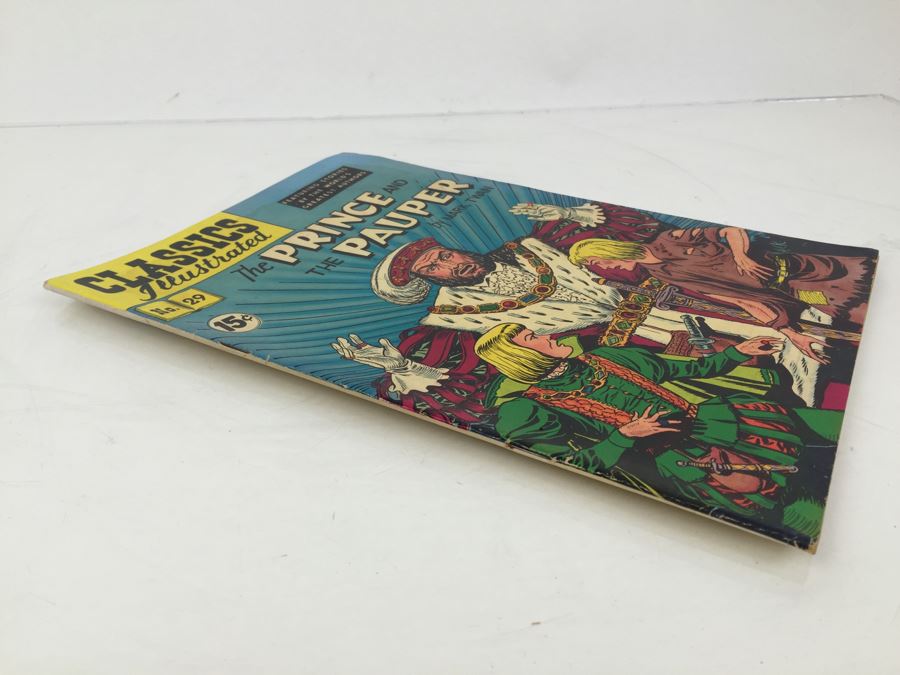 CLASSICS Illustrated Comic Book 'The Prince And The Pauper' By Mark Twain No. 29 [Photo 6]
