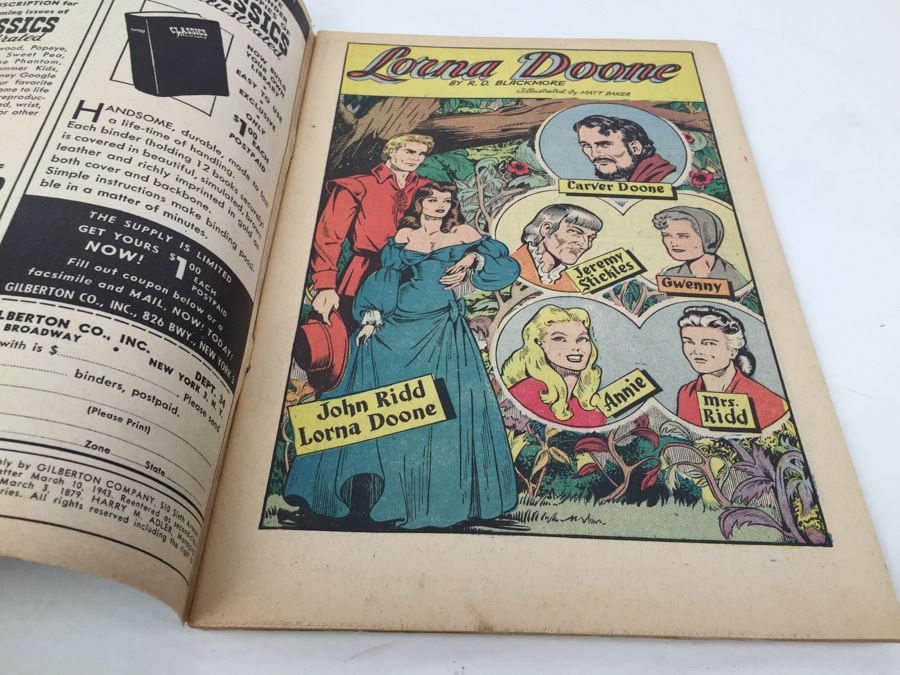 CLASSICS Illustrated Comic Book 'Lorna Doone' No. 32 [Photo 3]