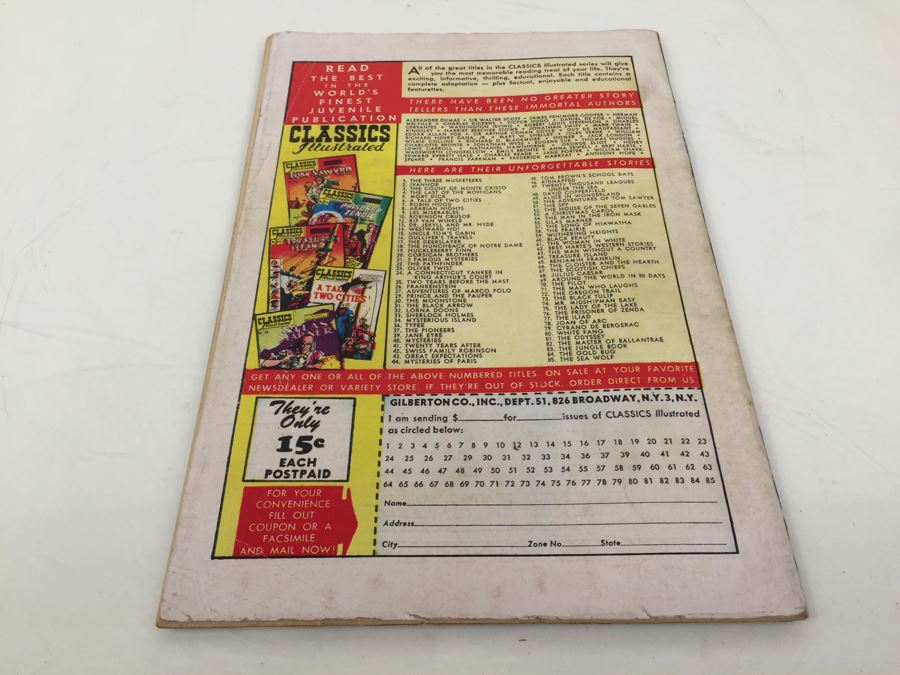 CLASSICS Illustrated Comic Book 'Lorna Doone' No. 32 [Photo 2]