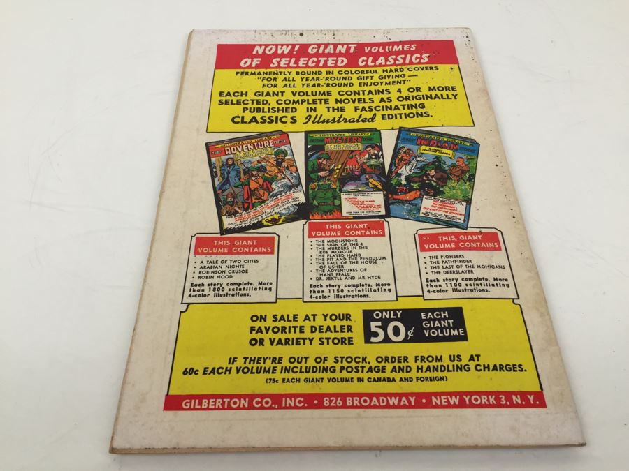 CLASSICS Illustrated Comic Book 'Kidnapped' No. 46 [Photo 2]