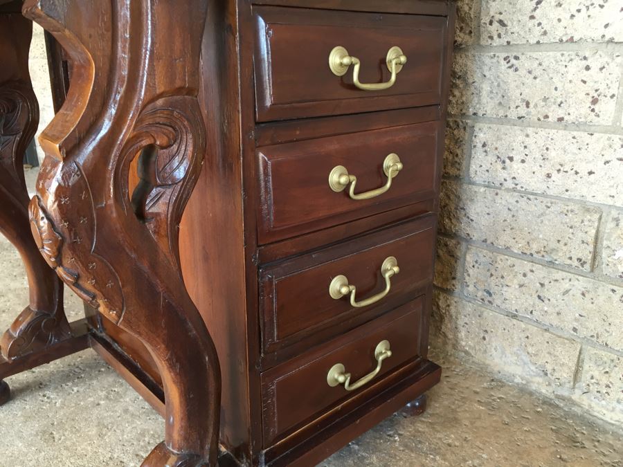 Antique Ship Captain's Writing Desk From Mid 1800's Must See [Photo 24]