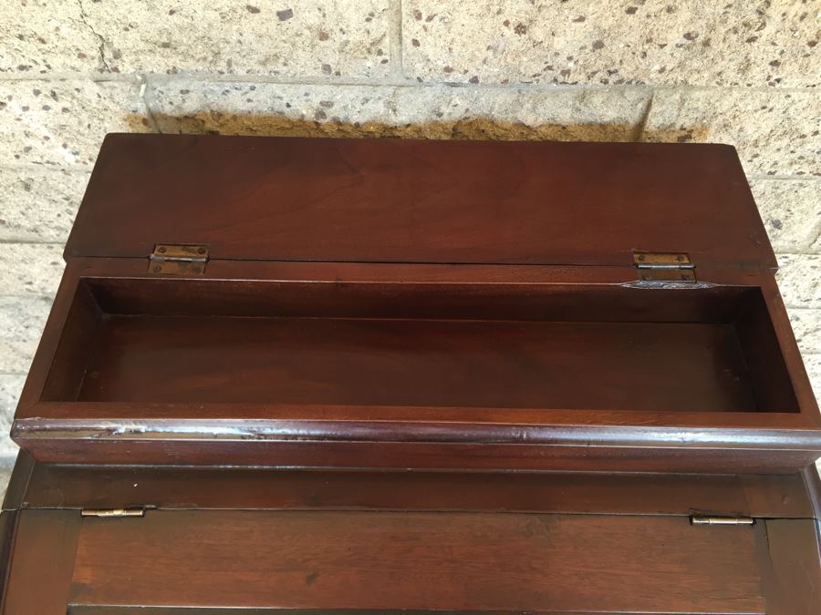 Antique Ship Captain's Writing Desk From Mid 1800's Must See [Photo 15]