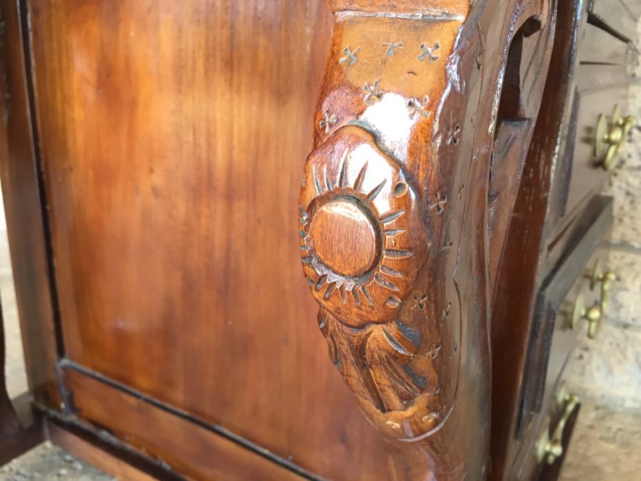 Antique Ship Captain's Writing Desk From Mid 1800's Must See [Photo 14]