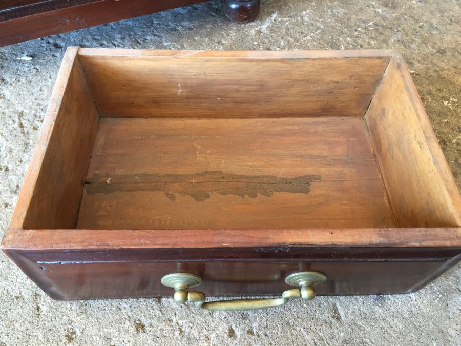 Antique Ship Captain's Writing Desk From Mid 1800's Must See [Photo 29]